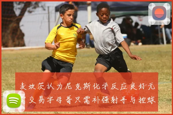 麦坎茨认为尼克斯化学反应良好无需交易字母哥只需补强射手与控球手